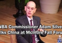 Adam Silver Talks China at McIntire Fall Forum