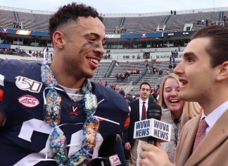 UVA Players React to Win over Tech