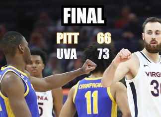 UVA Survives Late Comeback To Defeat PITT, 66-73