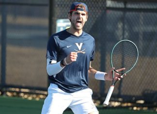 #5 UVA Men’s Tennis Extends Winning Streak to 11 Matches