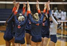 UVA Volleyball Sweeps Doubleheader