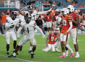 UVA Football Gets Back on Track with a win at Miami