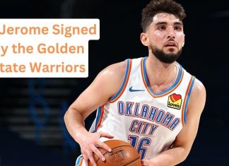 Ty Jerome Signed by the Golden State Warriors